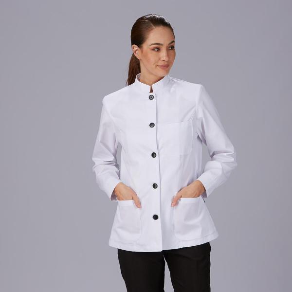 BLUSA MUJER CUELLO MAO M/LARGA