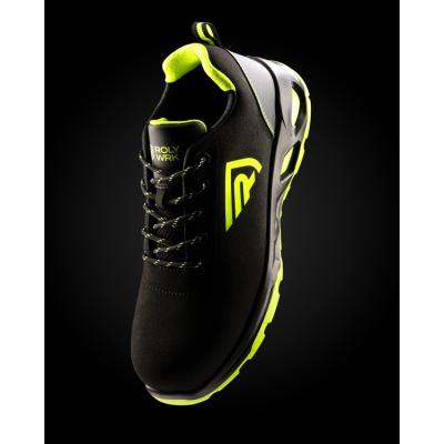 ZAPATO LABORAL CERYSON NEGRO/AMARILLO FLUOR