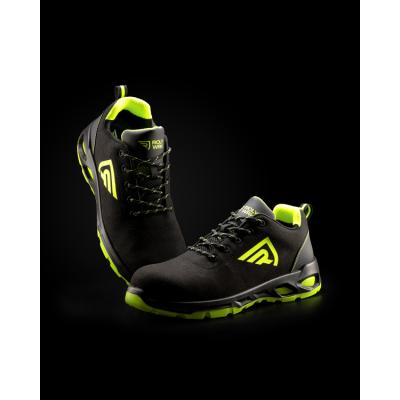 ZAPATO LABORAL CERYSON NEGRO/AMARILLO FLUOR