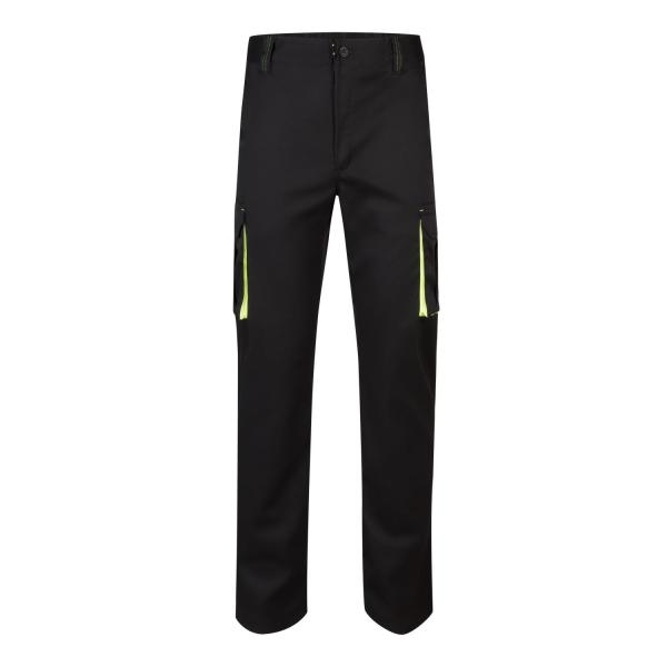 Pantalón stretch bicolor multibolsillos - 103008S