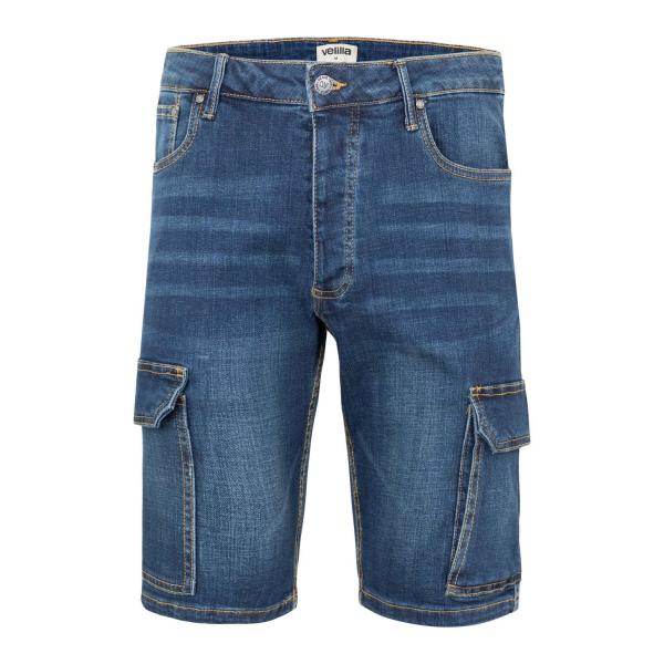Bermudas denim stretch multibolsillos - 103017S