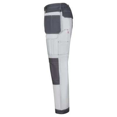 Pantalón canvas stretch bicolor con bolsillos flotantes - 103019S