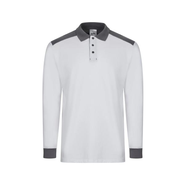 Polo stretch bicolor manga larga - 105529S
