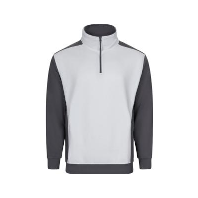 Sudadera bicolor con media cremallera - 105703