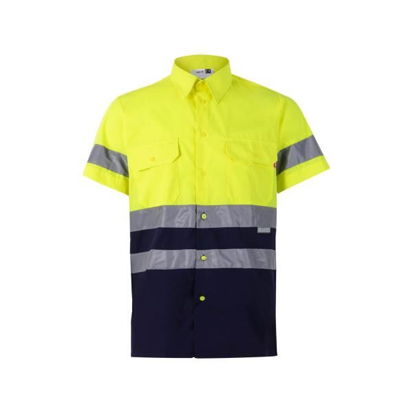Camisa bicolor manga corta Alta Visibilidad - 142