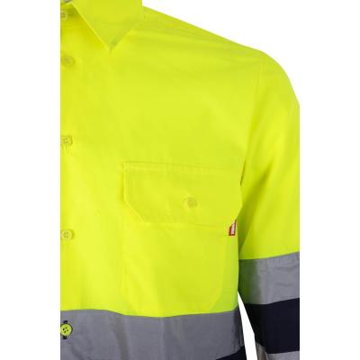 Camisa bicolor manga larga - 144