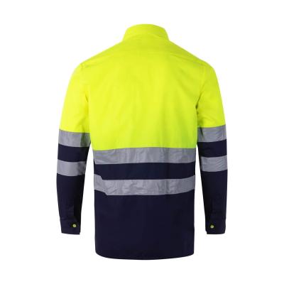 Camisa bicolor manga larga - 144