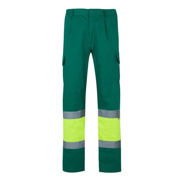 Pantalón bicolor multibolsillos - 157