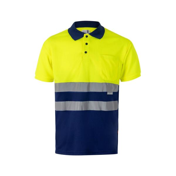 Polo bicolor manga corta - 173