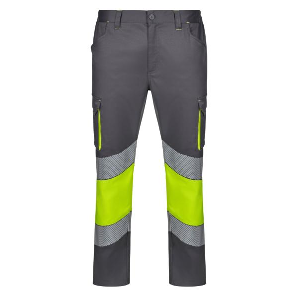 Pantalón stretch bicolor cinta segmentada - 303008S