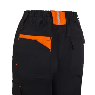 Pantalón stretch reciclado bicolor cinta segmentada mujer - 303032SW