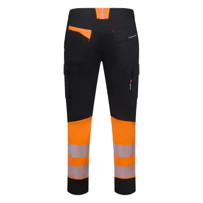 Pantalón stretch reciclado bicolor cinta segmentada - 303032S