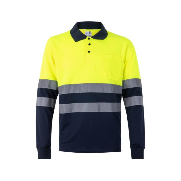 Polo bicolor manga larga - 305507