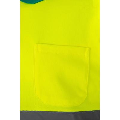 Polo algodón bicolor manga corta - 305513