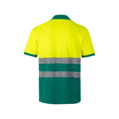 Polo algodón bicolor manga corta - 305513