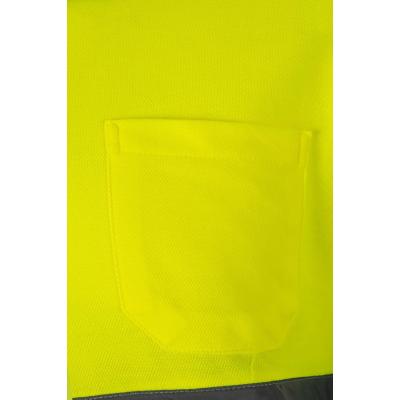 Polo algodón bicolor manga larga - 305515