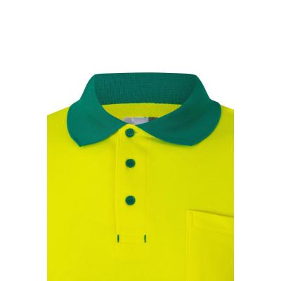 Polo algodón bicolor manga larga - 305515