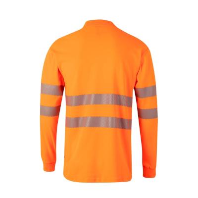 Polo algodón manga larga cinta segmentada - 305524