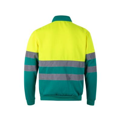 Sudadera bicolor con media cremallera - 305701