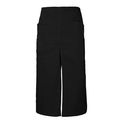 Delantal largo con abertura y bolsillos - 404209