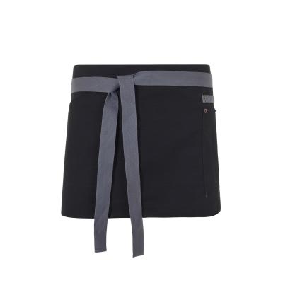 Delantal corto canvas bicolor - 404221B