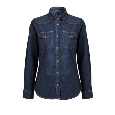 Camisa denim stretch manga larga mujer - 405007S