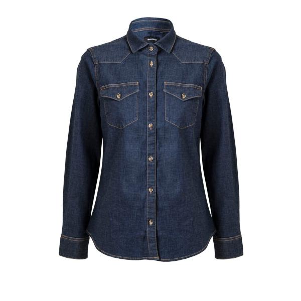 Camisa denim stretch manga larga mujer - 405007S