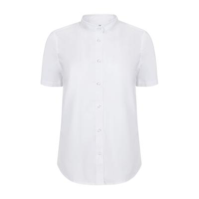 Camisa cuello tirilla stretch manga corta mujer - 405014S