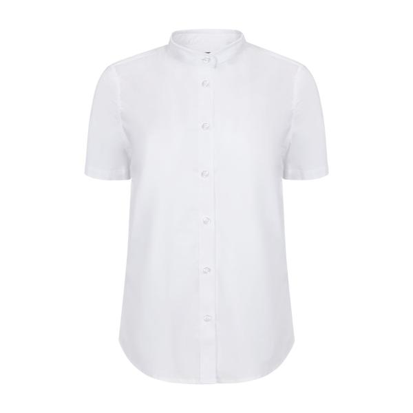 Camisa cuello tirilla stretch manga corta mujer - 405014S