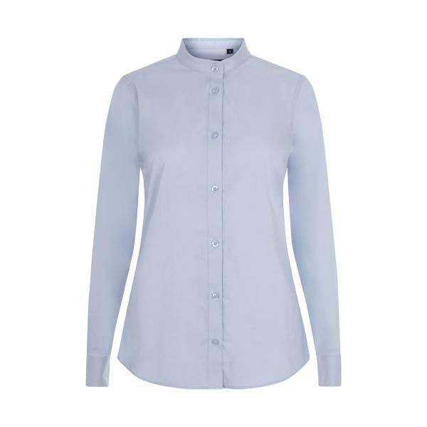 Camisa cuello tirilla stretch manga larga mujer - 405015S