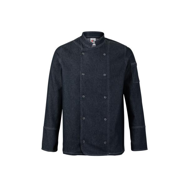 Chaqueta de cocina denim con automáticos - 405207