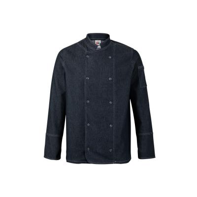 Chaqueta de cocina denim con automáticos - 405207