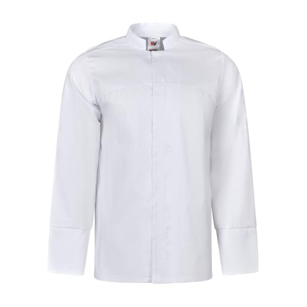 Chaqueta de cocina stretch con cierre central - 405208S