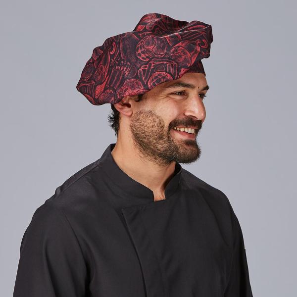 GORRO GRAN CHEF VELCRO ESTAMPADO