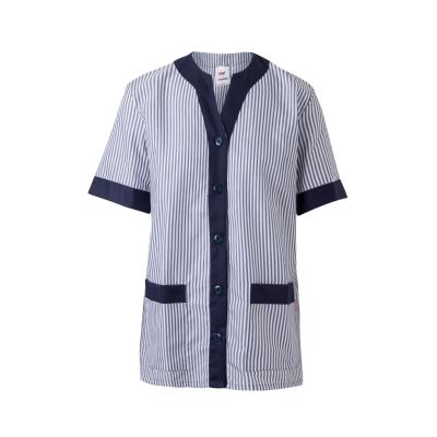 Chaqueta a rayas manga corta mujer - 579