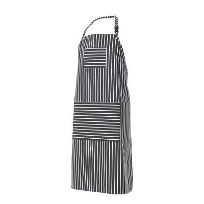Delantal peto a rayas con bolsillo - PIMENTON