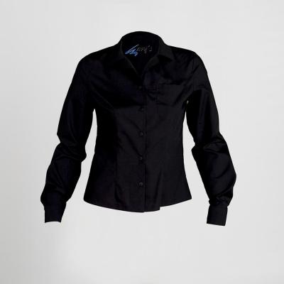 BLUSA CAMARERA ENTALLADA M/LARGA