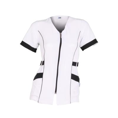 BLUSA MUJER "VIENA" M/C BLANCA