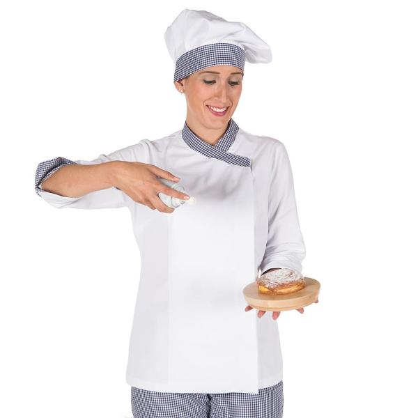 CHAQUETA COCINA MUJER COMBI