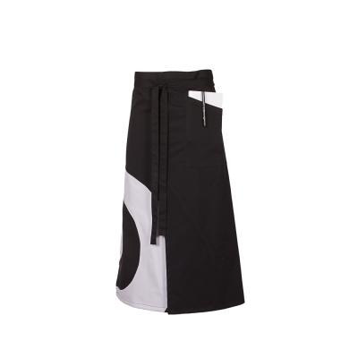 DELANTAL FRANCES ABIERTO CIRCULOS 90X75 CM