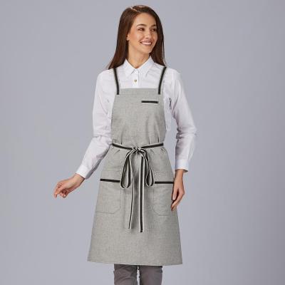 DELANTAL PETO CINTA RAYAS 88X74 CM