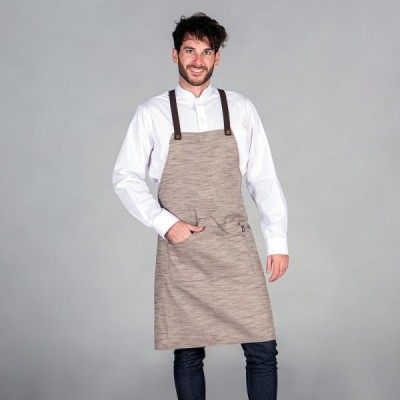 DELANTAL CON PETO SARGA RUSTICA 87X74 CM