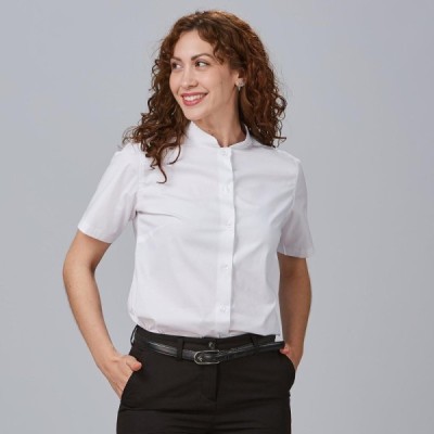 CAMISA MUJER M/C C/MAO POP. "RED LINE"
