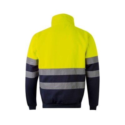 SUDADERA BICOLOR CREMALLERA AV