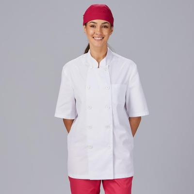 CHAQUETA COCINA UNISEX SARGA BLANCA M/C