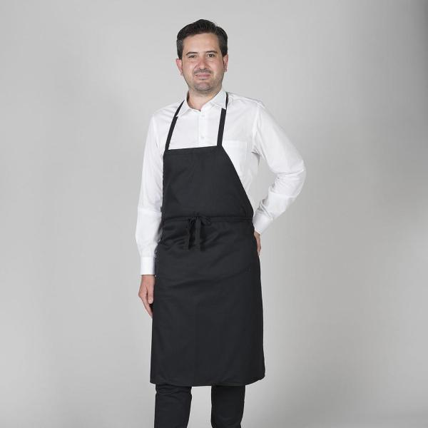 DELANTAL PETO Y CINTAS DE ALGODON 90X75 CM