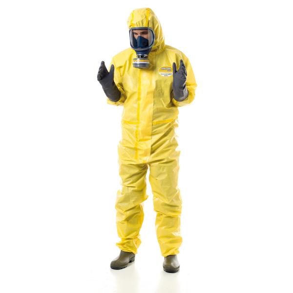 TEEGEN 5000. Buzo desechable riesgo químico tipo 3, 4, 5 y 6. (EN14126) (EN1149-5) (EN1073-2).