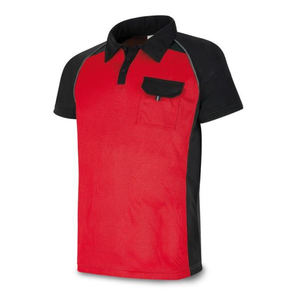 POO "TÉCNICA" rojo/negro poliéster 135 gr.