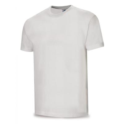 Camiseta blanca algodón 145 gr. anga corta