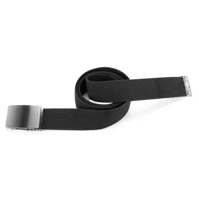 Cinturón ajustable algodón negro